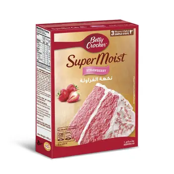 Betty Crocker Super Moist Strawberry Cake Mix 400g