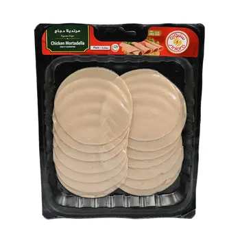 سنيورة شرائح مرتديلا دجاج سادة 200 جرام