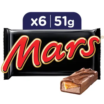 Mars Chocolate Bars 6x51g