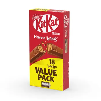 Nestlé KitKat Chocolate 2-Fingers Value Pack 18x17g