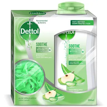 Dettol Soothe Aloe Vera & Apple Body Wash 250ml