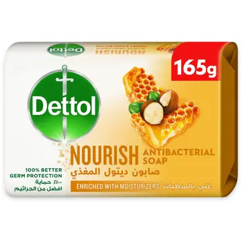 Dettol Nourish Honey & Shea Butter Soap 165g