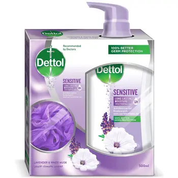 Dettol Sensitive Lavender & White Musk Body Wash 500ml