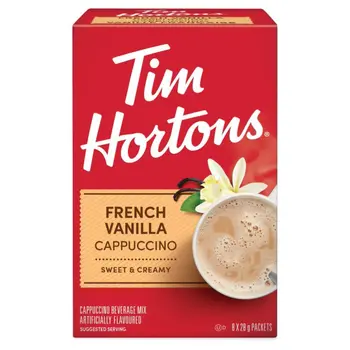Tim Hortons French Vanilla Cappuccino Mix 8x28g