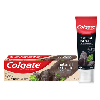 كولجيت معجون أسنان مستخلصات طبيعية نظافة عميقة مع الفحم النشط 75مل