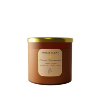 Purely Scent Toasted Marshmallow Soy Wax Candle