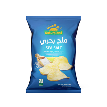 Natureland Organic Sea Salt Chips 100g