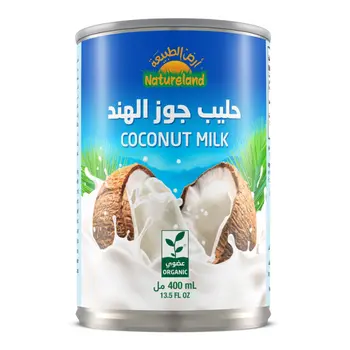 أرض الطبيعة حليب جوز الهند 400 مل عضوي