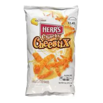 Herr's Crunchy Cheestix Cheese Flavored 227g