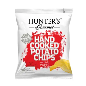 Hunter Foods Hot Chilli Potato Chips 40g