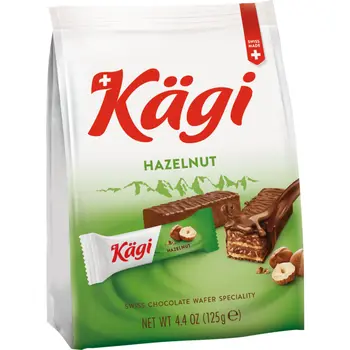 Kagi Hazelnut Mini Wafers 125g