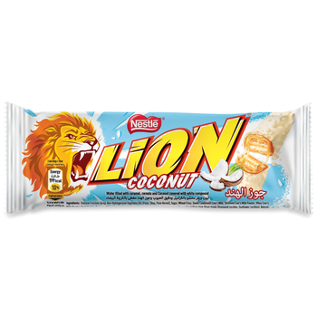 Nestle Lion Coconut Chocolate Bar 40g
