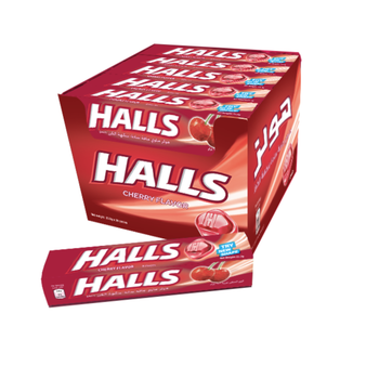 Halls Cherry Candy 20x25.2g Pack