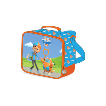 Blippi Orange-Blue Kids Lunch Bag