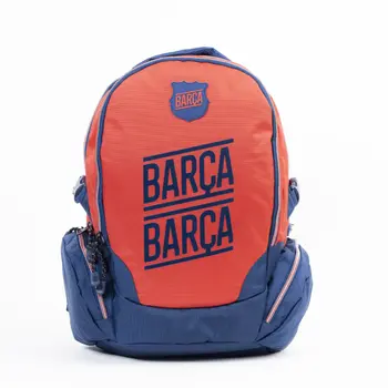Stylish Blue-Red Students Backpack 18 Inch