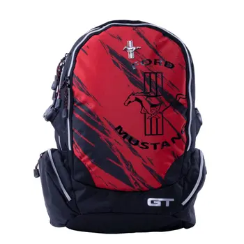 موستنج شنطة ظهر أنيقة للطلاب أحمر و أسود 18بوصة 1قطعة