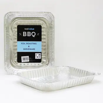 RealValue BBQ Foil Roasting & Serveware 2 Large Pieces