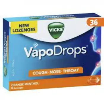 Vicks Orange VapoDrops Tablets 36 Count