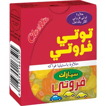 توتي فروتي حلاوة بنكهة الفواكه 18 جرام