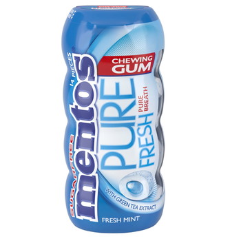 Mentos Pure Fresh Mint Sugar-Free Chewing Gum 14 Pieces