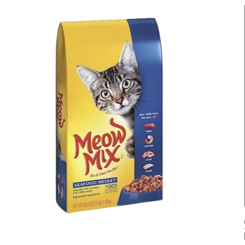 مياو ميكس  طعام جاف للقطط خليط من الماكولأت البحرية 1.43كجم