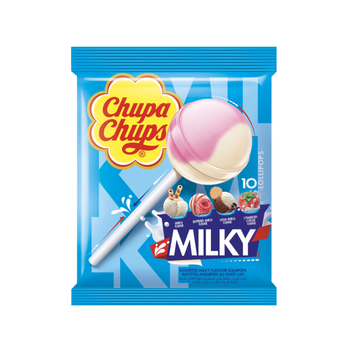 Chupa Chups Milky Assorted Lollipops 120g
