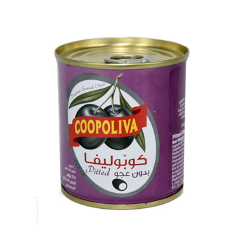 Coopoliva Premium Pitted Black Spanish Olives 75g