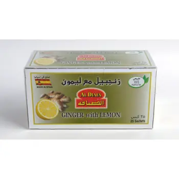 Al Diafa Ginger Lemon Tea Bags 25x1.6g