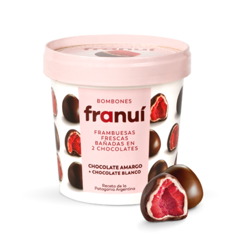 Franui Bombones Raspberry Dark Chocolate 150g