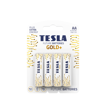 Tesla Future Batteries AA Gold+ Alkaline 4 pcs