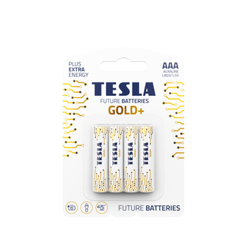 Tesla Future Batteries AAA Gold+ Alkaline 4 pcs
