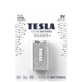 Tesla Future Batteries 9V Silver-Alkaline 1 Pc