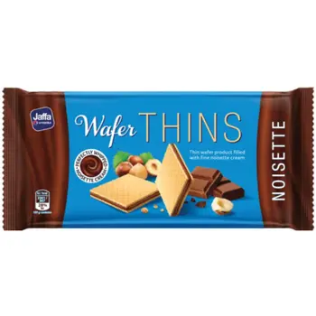Jaffa Wafer Thins Noisette 125g