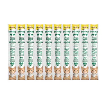 Gimcat Lamb Chicken Cat Reward Stick 10x50g
