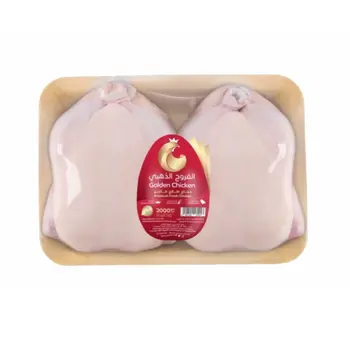 الفروج الذهبي توأم دجاج كامل طازج فاخر 2 × 1كيلو