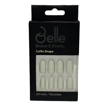 بريف آند بريتي أظافر صناعية الشكل كوفين 24قطعة
