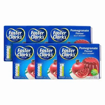Foster Clark's Pomegranate Flavour Jelly 6x80g