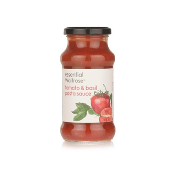 Waitrose Essential Tomato & Basil Pasta Sauce 340g