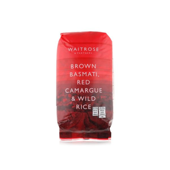 Waitrose Brown Basmati & Wild Rice 500g