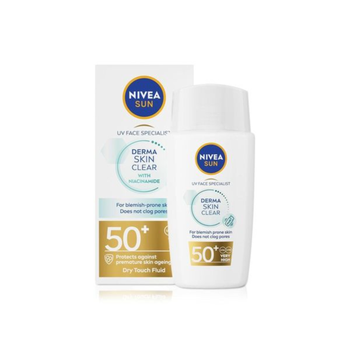 Nivea Derma Skin Clear Blemish Control Sun Cream SPF 50+ 40ml
