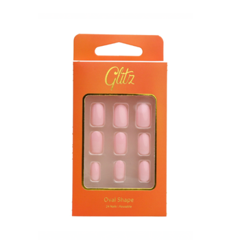 جليتز أظافر صناعية لصق ذاتي بيبي بنك 24 1قطعة