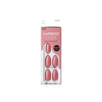 Kiss imPRESS Pink Almond Nails Medium