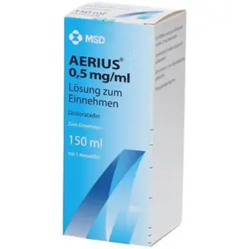 MSD Aerius Desloratadin Syrup 150ml