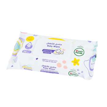 Panda Scented Baby Wipes 56 Sheets
