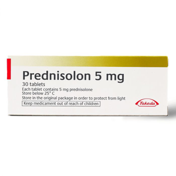 Takeda Prednisolon Tablets 5mg 30 Count