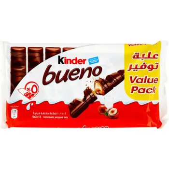 Kinder Bueno Milk Chocolate Bars 5x43g