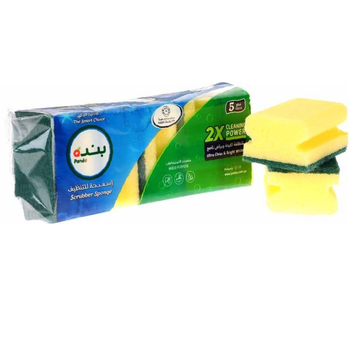 بنده إسفنجة للتنظيف 5قطع