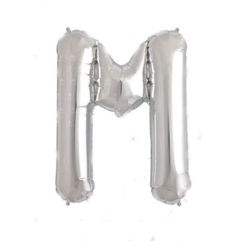 Silver Letter Balloon M Size 16