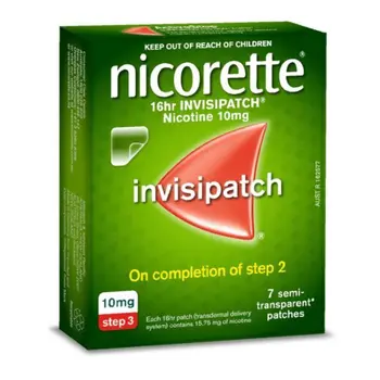 نيكوريت 10 مجم لاصقات شفافة 7قطع