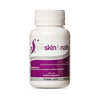 سوليندا هير سكين اند نيلز مكمل غذائي 30قرص